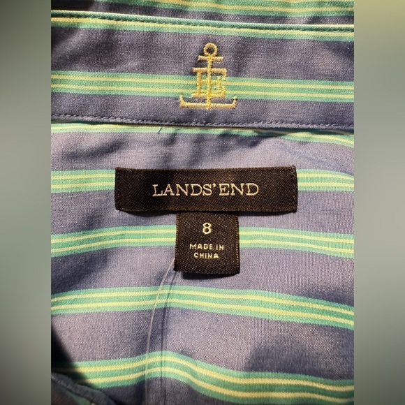 Lands End Long Sleeve Button Up Shirt 8 - Picture 10 of 10
